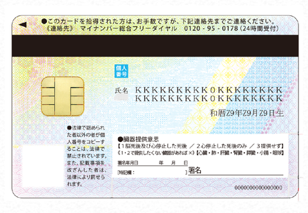 特定在留カード イメージ図2